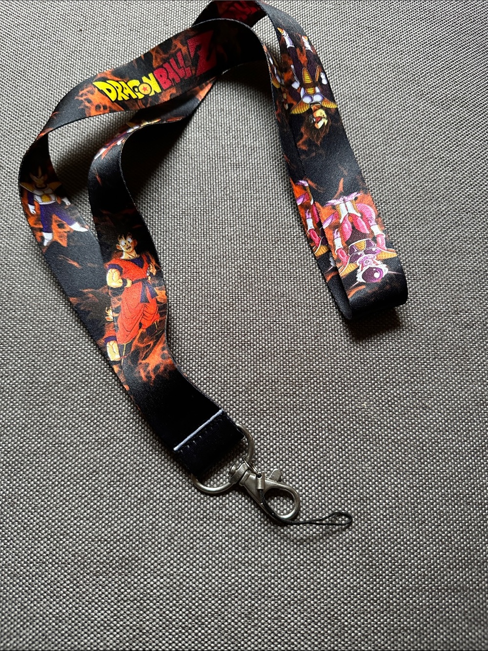 Anime Dragon Ball Z Lanyard Keychain ID Holder Goku Gohan Vegeta Freiza